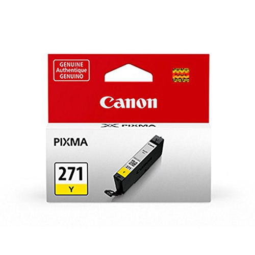 Genuine Canon CLI-271 Ink Tank, Yellow - 0393C001