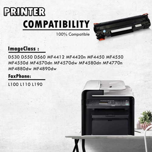 2 Inkfirst Compatible Toner Cartridges Replacement for Canon 128 3500B001AA ImageClass D530 D550 D560 MF4412 MF4420n MF4450