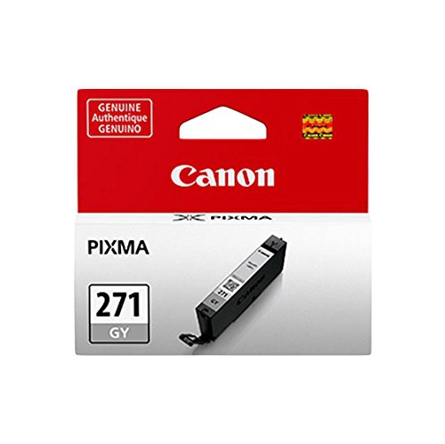 Genuine Canon CLI-271 GY Ink Tank, Grey - 0394C001