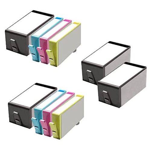 10 Inkfirst Compatible Ink Cartridges Replacement for HP 920XL CD975AN CD972AN CD973AN CD974AN Officejet 7000 7500A 2SET+2BK