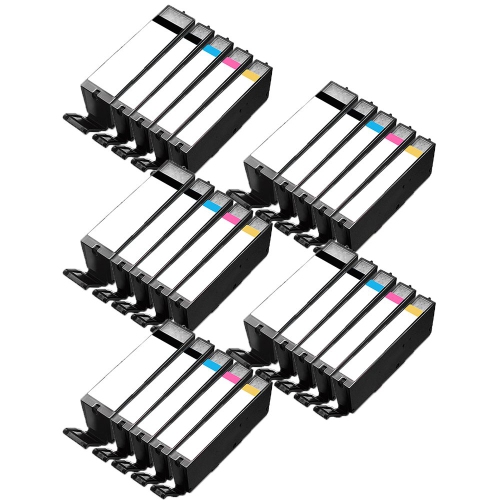 5 Set of 5 Inkfirst Compatible PGI-250XL CLI-251XL PGI-250 CLI-251 Ink Cartridges Replacement for Canon PGI250XL CLI251XL