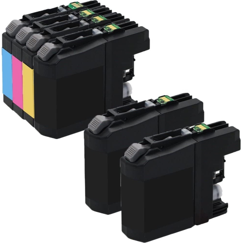 INKFIRST  6 ® Compatible Ink Cartridges Lc103 Replacement for Brother Lc103 Mfc-J4510Dw Mfc-J4610Dw Mfc-J4710Dw 1Set+2Bk