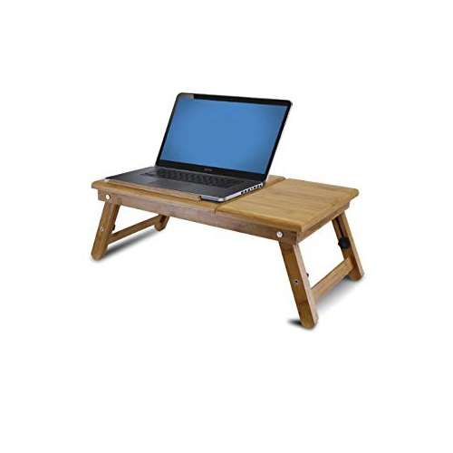 Furinno Fncl 33009 Bamboo Adjustable Notebook Lap Desk Natural