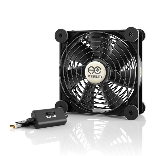 Ac Infinity Multifan S3 Quiet 120mm Usb Fan For Receiver Dvr