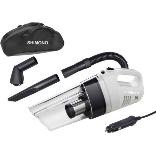 Shimono Car Vacuum Portable 150W 12V 4000Pa Handheld Lightweight Cyclone Cleaner