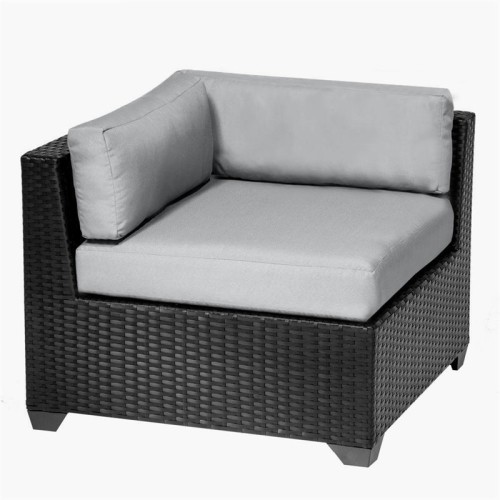 TKC Belle Corner Patio Chair in Gray
