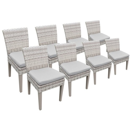 TKC Fairmont Patio Dining Side Chair in Gray