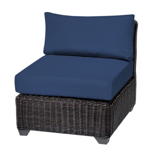 TK CLASSICS Tkc Venice Armless Patio Chair In Navy