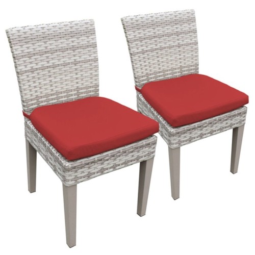 TKC – Chaise de salle à manger de patio Fairmont, rouge