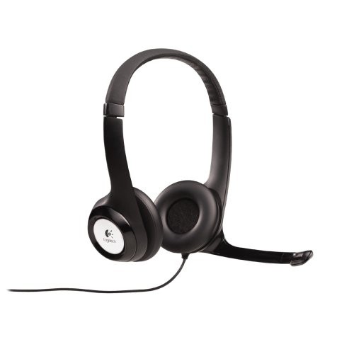 Logitech H390 Wired ClearChat Comfort USB Headset, Black