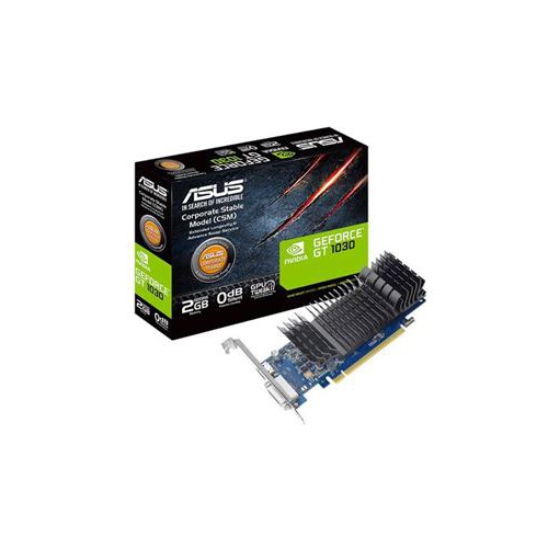 ASUS  Components VGA Gt1030-2G-Csm 2GB Gddr5 Nvidia Geforce Gt 1030 PCi Express 3.0 Gpu Boost Clock:opengl4.5 Oc Mode:150