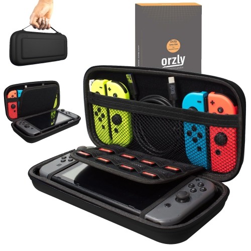 ORZLY Case Compatible,Case - Nintendo Switch - Black