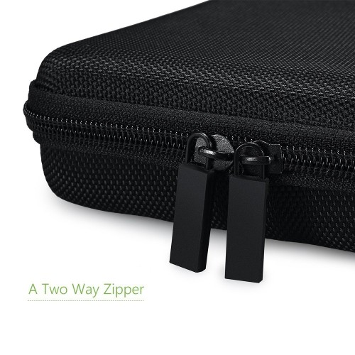 External Optical Hard Drive Storage Case Shockproof Scratchproof Two Way Zipper