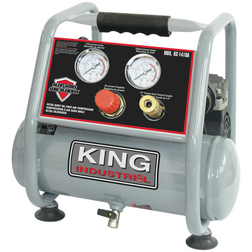 King Industrial Air Compressor - Grey