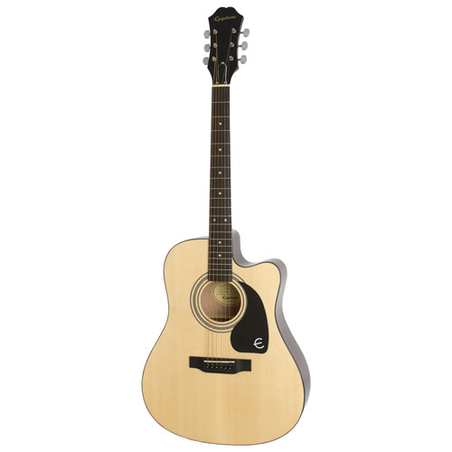 Epiphone FT-100CE Acoustic/Electric Guitar - Natural - Only at Best Buy