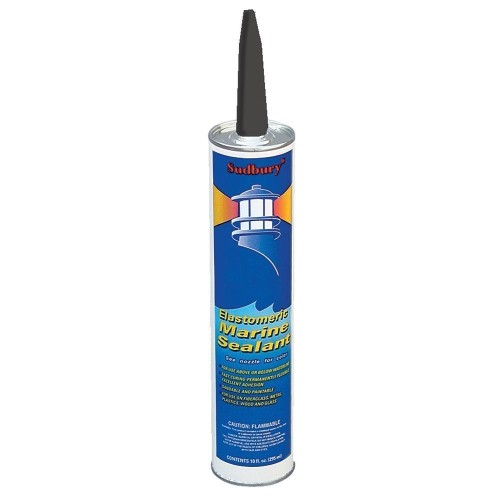 SUDBURY  Elastomeric Marine Sealant - 10OZ Cartridge - In Black