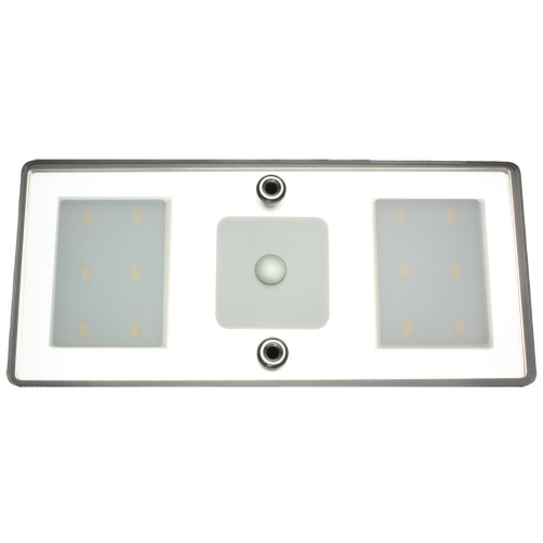 LUNASEA LIGHTING  Lunasea Led Ceiling-Wall Light Fixture - Touch Dimming - Warm - 6W In White
