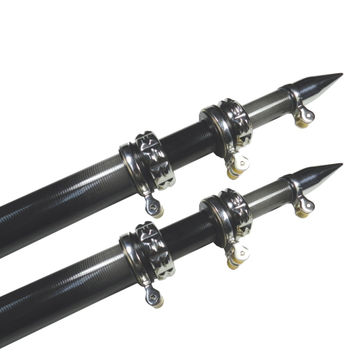 TACO MARINE  Taco 20' Carbon Fiber Outrigger Poles - Pair - In Black