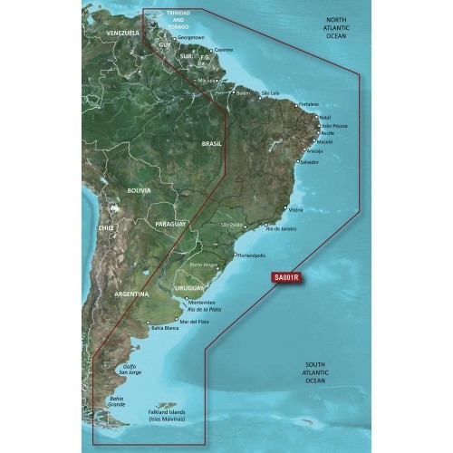 Garmin BlueChart® g2 HD - HXSA001R - South America East Coast - microSD™-SD™