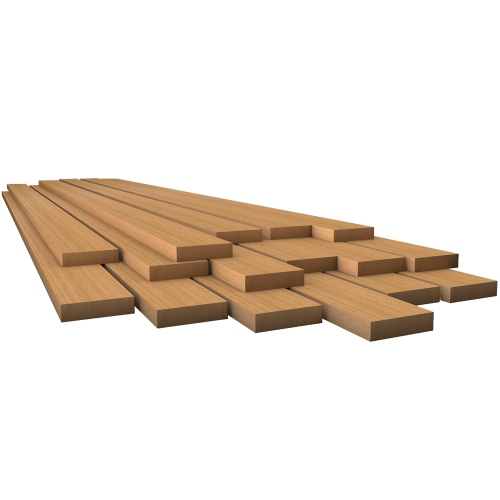 WHITECAP  Teak Lumber - 1-2" X 1-3-4" X 30"