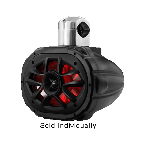 BOSS AUDIO  Mrwt69RGB 6" X 9" Waketower Speaker W-RGB Led Lights - In Black