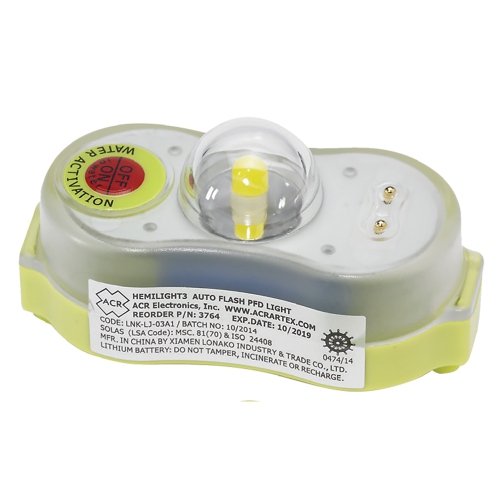 ACR ELECTRONICS  Acr Hemilight 3 - Automatic Survivor Locator Light