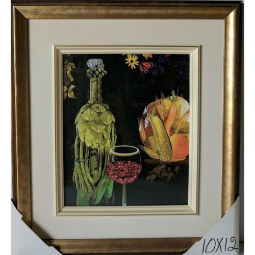 Framed Art Print with Glass Ready to Hang - Still Life - 17 X 19"