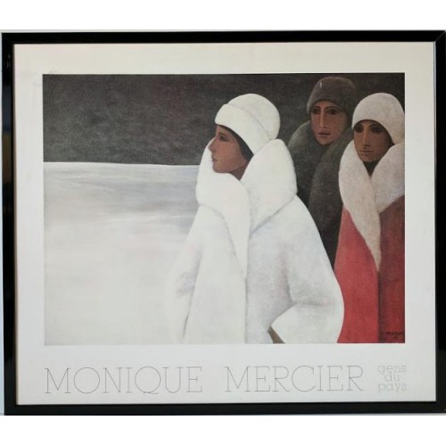 Framed Giclee on Masonite Ready to Hang by Mercier - Symphonie Hivernale III - 25 X 29"