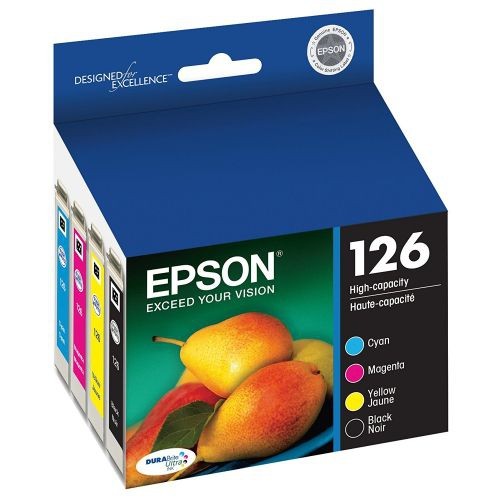 EPSON T126 BLAK COLOR INK CARTRIDGE COMBO PACK