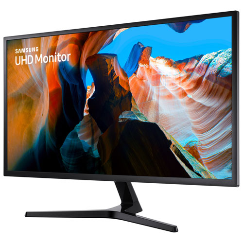 Samsung 32" 4K Ultra HD 60Hz 4ms GTG VA LED FreeSync Monitor (LU32J590UQNXZA) – Black
