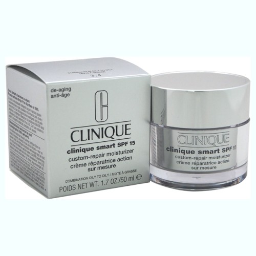 Clinique Smart Custom-Repair Moisturizer SPF 15 - Combination Oily To Oily by Clinique for Women - 1.7 oz Moisturizer