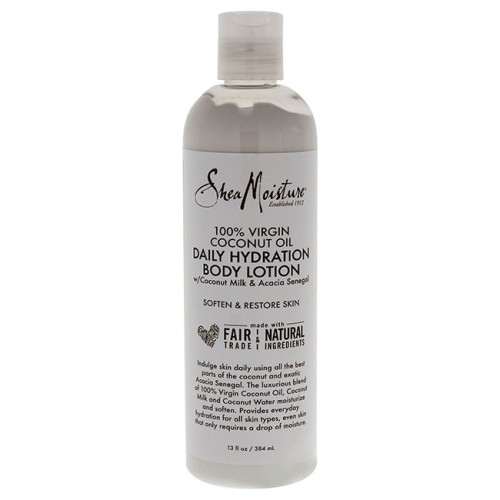 100% Virgin Coconut Oil Daily Hydration Body Lotion by Shea Moisture for Unisex - 13 oz Body Lotion