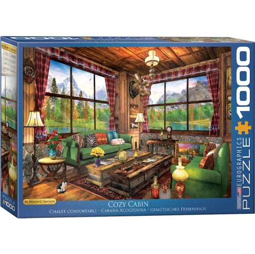 EUROGRAPHICS  Cozy Cabin By Dominic Davison 1000-Piece Puzzle