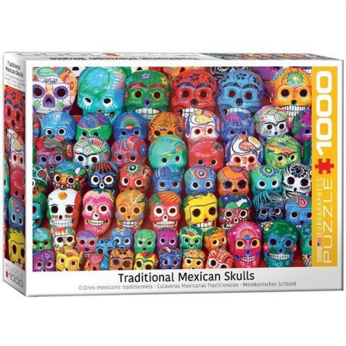 EUROGRAPHICS  Traditional Mexican Skulls 1000-Piece Puzzle