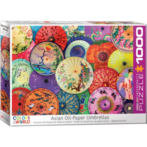 EUROGRAPHICS  Asian Oil Paper Umbrellas 1000-Piece Puzzle