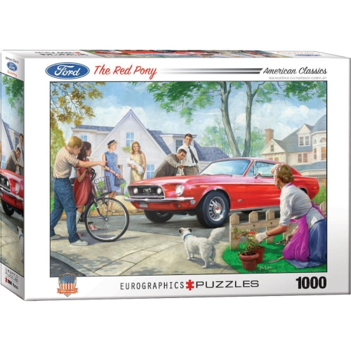 EUROGRAPHICS  The Pony By Nestor Taylor 1000-Piece Puzzle In Red