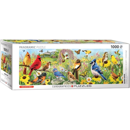 Image 1 of 2.. Garden Birds by Greg Giordano 1000-Piece Puzzle