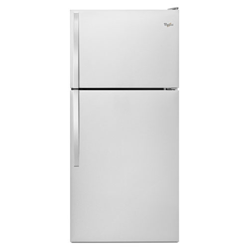 Whirlpool 30" 18.2 Cu. Ft. Top Freezer Refrigerator - Stainless Steel - Open Box - Scratch & Dent