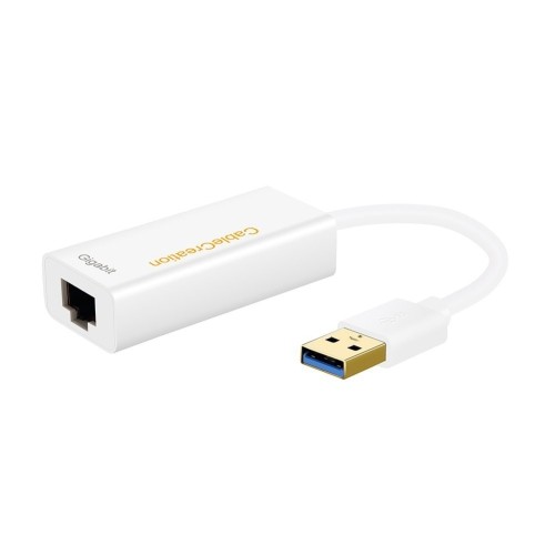 Black CableCreation Gold Plated USB 3.0 to RJ45 Gigabit Ethernet Adapter