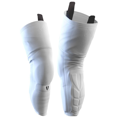 Intermediate Vital Nation KPS600 Protective Kevlar Hockey Socks White
