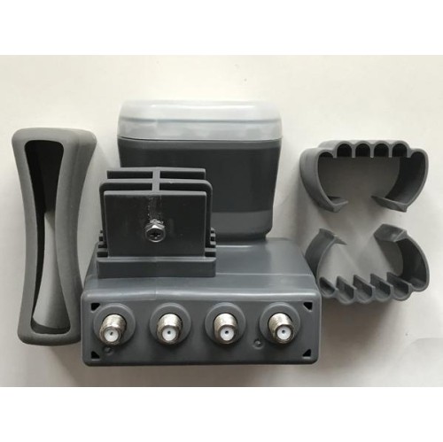 Interrupteur quadruple satellite triple sortie Shaw Direct xKu LNBF pour lave-vaisselle 75 cm