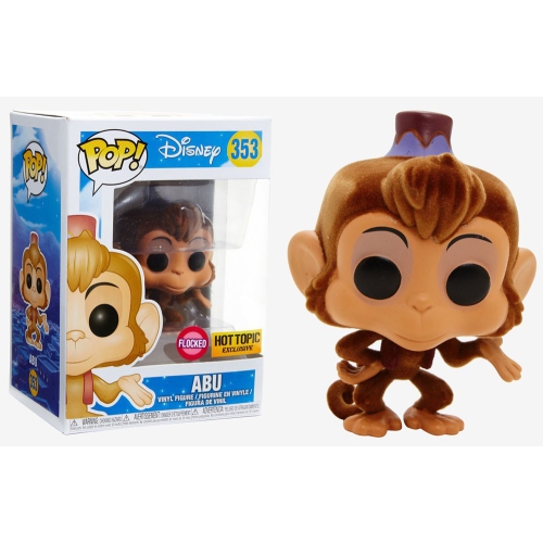 FUNKO  Disney Aladdin Pop Abu 353 (Flocked) Vinyl Figure Exclusive