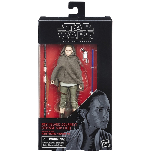 STAR WARS  The Series 6 Inch Action Figure B3834As6A - Rey (Island Journey) #58 In Black Came in great condition and shipped fast