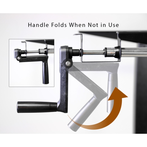 Boost Industries Floor Standing FS-DR48C Manual Crank Height Adjustable Desk Frame