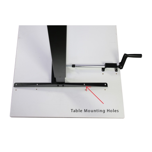 Boost Industries Floor Standing FS-DR48C Manual Crank Height Adjustable Desk Frame