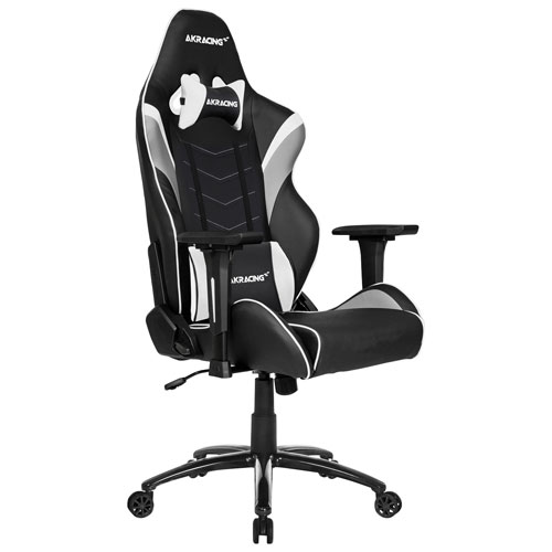 Akracing Lx Ergonomic Gaming Chair Black White Grey Best Buy