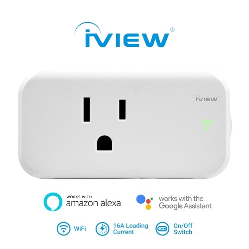 Prise intelligente ISC100 d’iView – prise Wi-Fi intelligente abordable