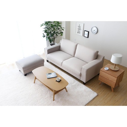 Elegant Loveseat With Matching Ottoman