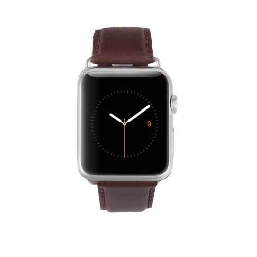 CASE-MATE  Apple Watch (Series 1, 2, 3, 4, 5) 42/44MM Tobacco Signature Leather Watchband - Cm034430 In Multicolor
