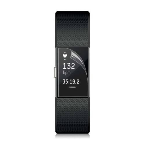 STRAPSCO  Fitbit Charge 2 Smartwatch Soft Tpu Full Screen Film Guard